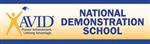 AVID National Demonstration School Logo 